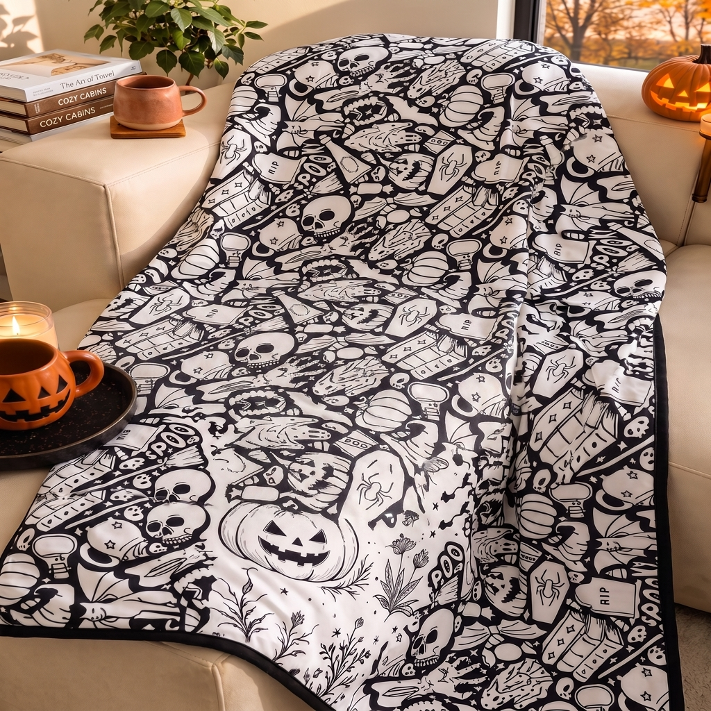 Midnight Sketch™ Coloring Blanket